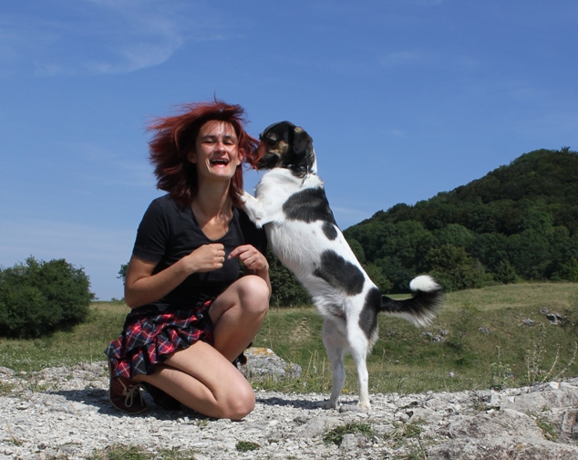 Tanzhund Mozart FotoShooting an der Spielburg